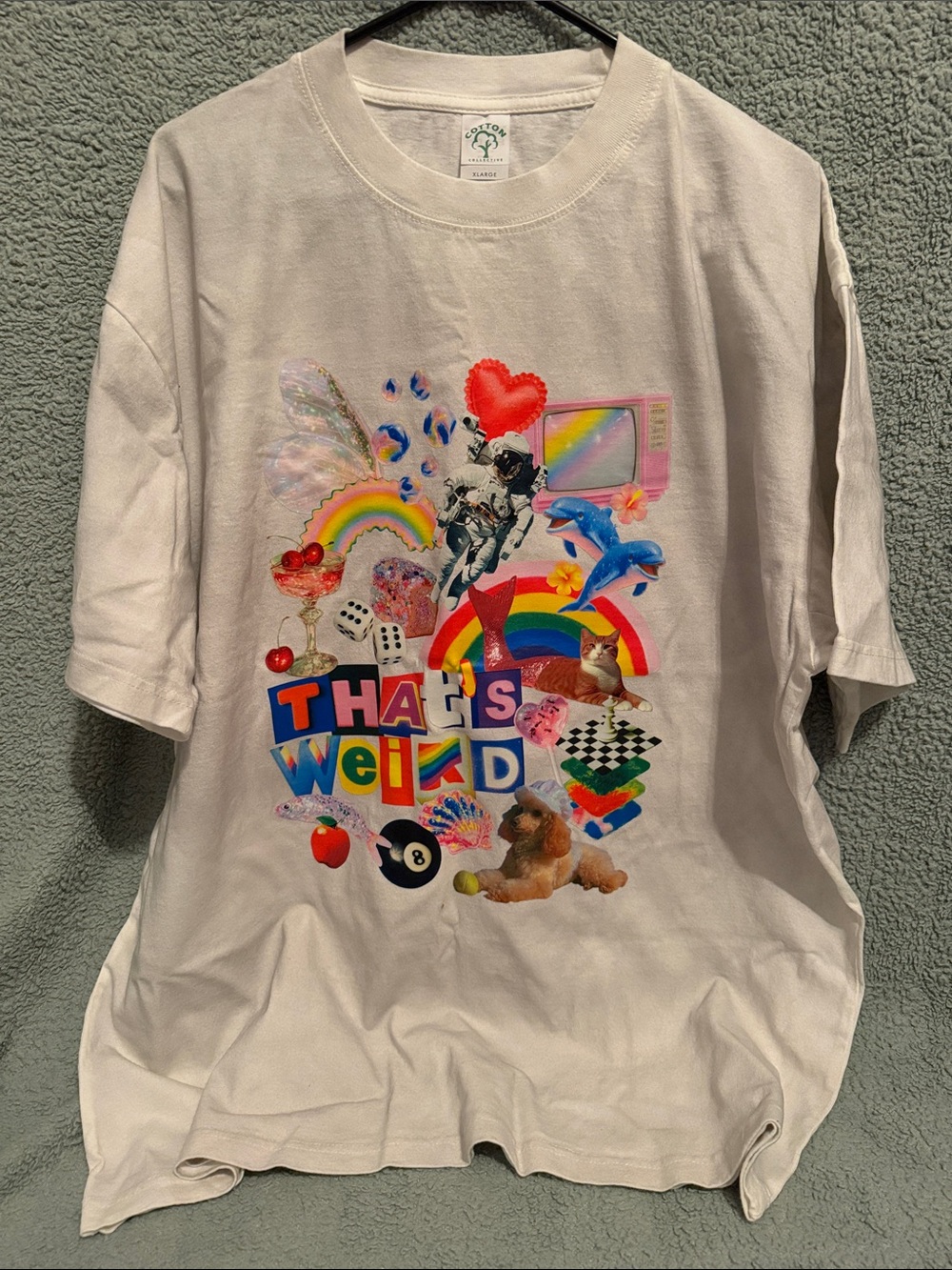 'That's Weird' Graphic Tee - White
